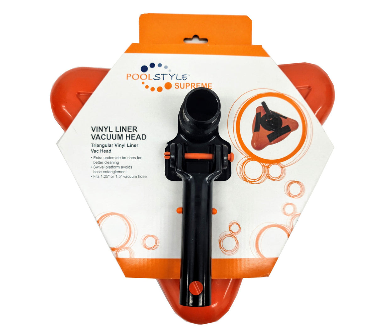 PoolStyle Supreme Series Triangular Vinyl Vacuum Head