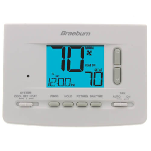 Braeburn Economy Series Digital Thermostat [Programmable, Heat/Cool] PureFilters