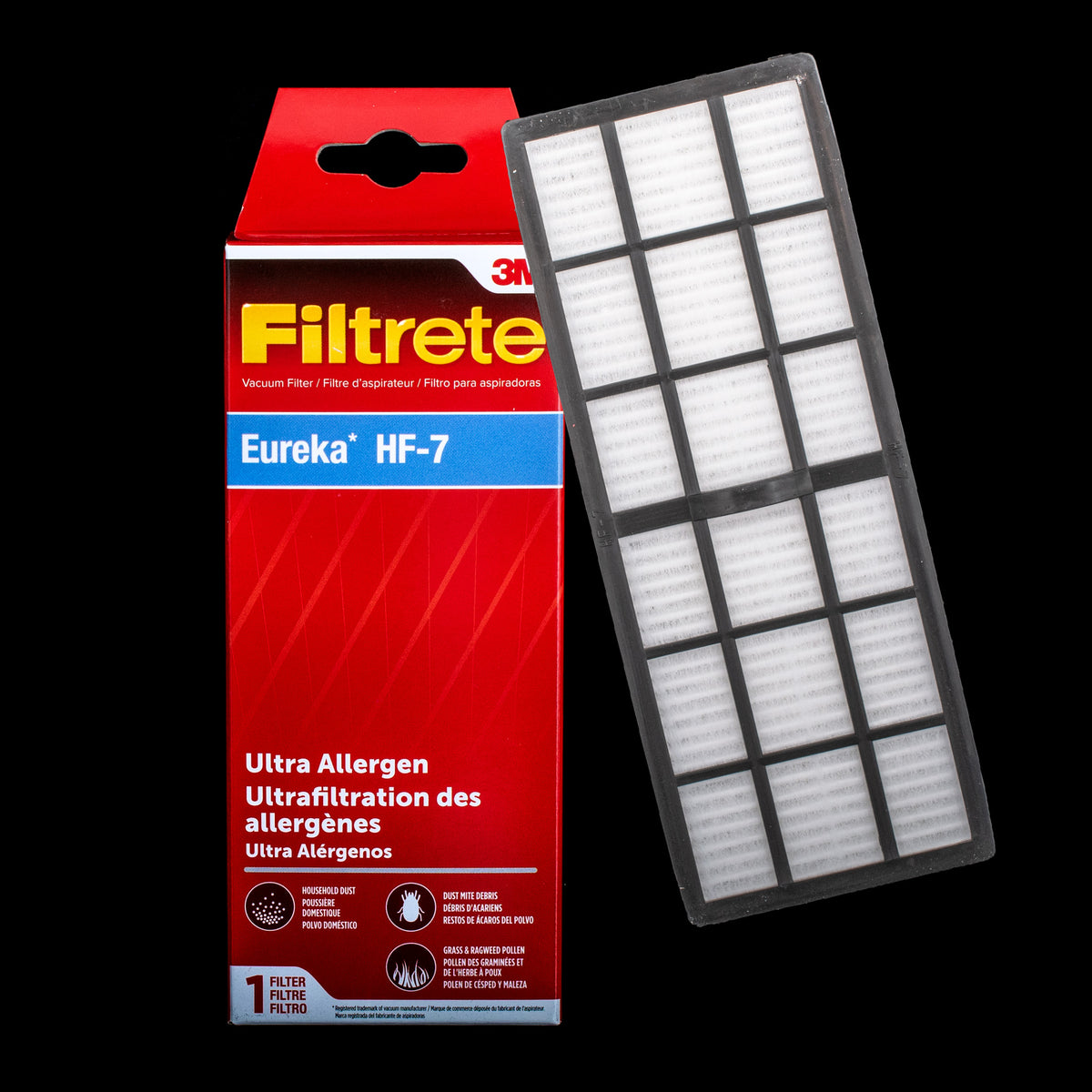 67807 Eureka HF7 Filter 3M Filtrete Pack of 1 Filter PureFilters