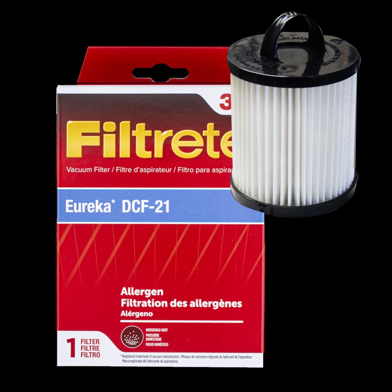 67821 Eureka DCF21 Filter 3M Filtrete Pack of 1 filter PureFilters
