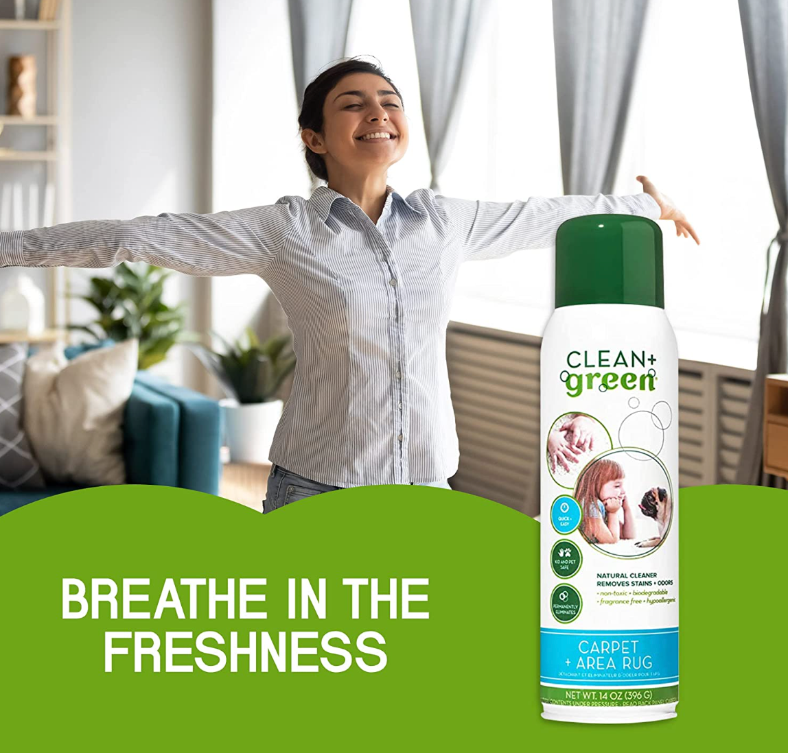 Clean + Green Carpet & Upholstery Pet Odour & Stain Remover PureFilters