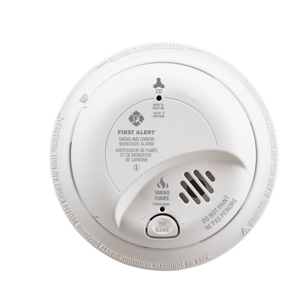 First Alert Carbon Monoxide Detector 120V With 9V Battery Backup PureFilters