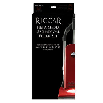 RF20DP Riccar OEM Filter Set with HEPA Exhaust & Electrostatic Filters for Vibrance Upright Vacuum Models R20D & R20P *Also Fits Simplicity Symmetry models S20D & S20P*