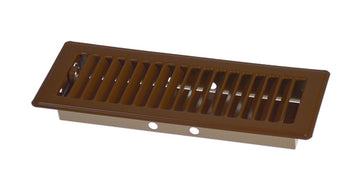 Imperial Louvered Floor Register/Vent Cover, 3" x 10", Brown