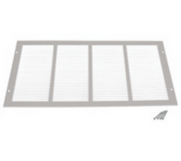 Imperial Sidewall Grille/Vent Cover, 20" x 10", White