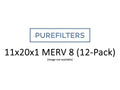 Pleated 11x20x1 Furnace Filters - (12-Pack) - Custom Size MERV 8, MERV 11 and MERV 13