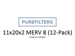 Pleated 11x20x2 Furnace Filters - (12-Pack) - Custom Size MERV 8, MERV 11 and MERV 13