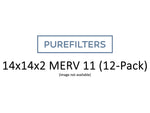 Pleated 14x14x2 Furnace Filters - (12-Pack) - Custom Size MERV 8, MERV 11 and MERV 13