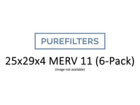 Pleated 25x29x4 Furnace Filters - (6-Pack) - Custom Size MERV 8, MERV 11 and MERV 13