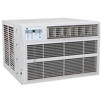 Perfect Aire 12000 BTU Window Air Conditioner with Electric Heater, 230V, 550sqft, R410A