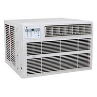 Perfect Aire 18,000 BTU Window Air Conditioner with Electric Heater, 230V, 1000sqft, R410A
