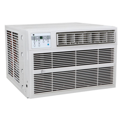 Perfect Aire 18,000 BTU Window Air Conditioner with Electric Heater, 230V, 1000sqft, R410A