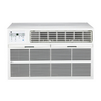 Perfect Aire 14,000 BTU Thru-The-Wall Air Conditioner with Electric Heater, 230V, 700sqft, R410A
