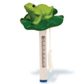 Frog On A Waterlilly Figurine Pool Thermometer
