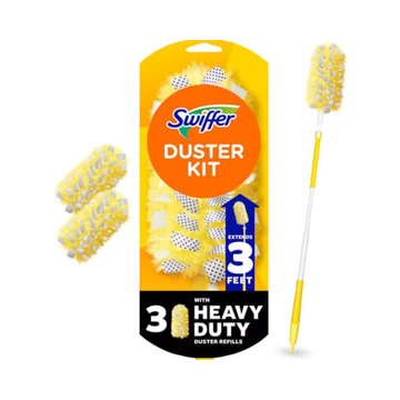 Swiffer Duster 360 Indoor Cleaning Kit with Extendable Handle (3 ft)