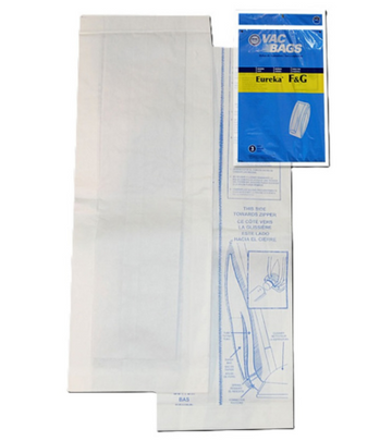 Eureka Paper Bag Type F & G, Pack of 3 [Fits Eureka Series 200/600/1400/1900-2300/4000/5000]