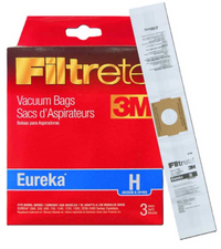 Eureka Type H Vacuum Bag, 3M Filtrete (Includes 3 Bags & 3 Filters)