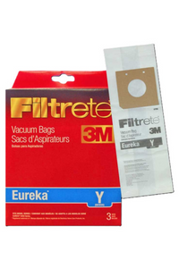 Eureka Type Y,  3M Filtrete Paper Vacuum Bag,  3 Pack (Fits Models Excaliber & 6400 Series)