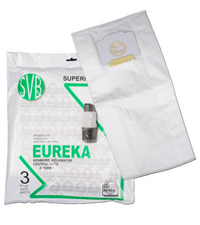 Eureka Central Vacuum Dustlock Bags by SVB, Pack of 3 [Also fits Electrolux, Kelvinator, Mastercraft 4464, Kenmore 50500]