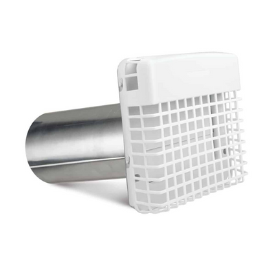 Dundas Jafine ProGard 4" Dryer Vent Hood, White