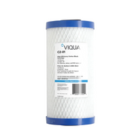 Viqua C2-01 High Efficiency Carbon Block Water Filter Cartridge, 10", 10 Micron - PureFilters.ca