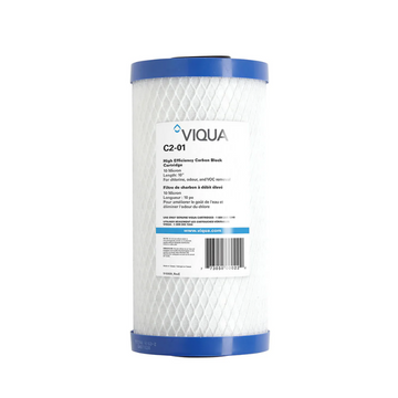 Viqua C2-01 High Efficiency Carbon Block Water Filter Cartridge, 10", 10 Micron