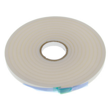 Climaloc Foam Tape, White, 1/4" x 3/8" x 9.8'