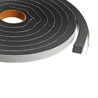 Climaloc Sponge Rubber Tape, Black, 1/2" x 1/2" x 10'