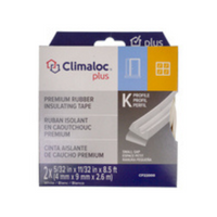 Climaloc EPDM Foam Tape, White, 11/32" x 5/32" x 17'