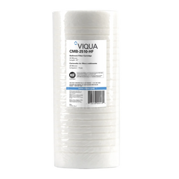 Viqua Dual Gradient Density Sediment Water Filter Cartridge, 10", 5 Micron