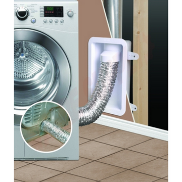 Dundas Jafine Recessed Dryer Vent Box, For 4" Dryer Duct