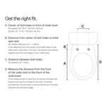 Brondell Swash DS725 Advanced Bidet Toilet Seat with Remote Control Round, White