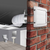 Dundas Jafine ProVent Wall Style Bathroom Fan Vent Kit, 4" x 5'