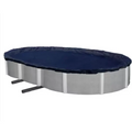 15' x 30' Oval Above Ground Pool Winter Pool Cover (with 4' Overlap)