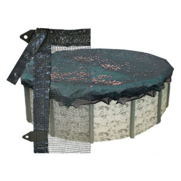 24' Round Leaf Guard for Above Ground Pools with 3' Overlap - PureFilters.ca