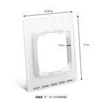 Dundas Jafine J-Channel Flange, White