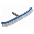 PoolStyle 18" Deluxe Aluminum Back Wall Brush Stainless Steel/Nylon Bristles