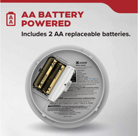 Kidde Battery Operated Smoke Alarm - AA Batteries