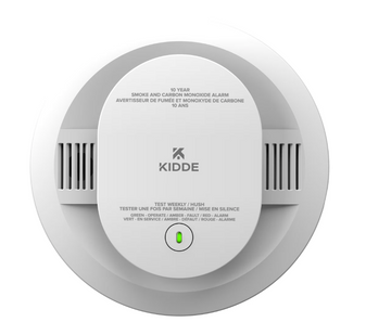 Kidde DETECT Combination Smoke & Carbon Monoxide Alarm, 10-Year Battery Powered with Voice Alerts