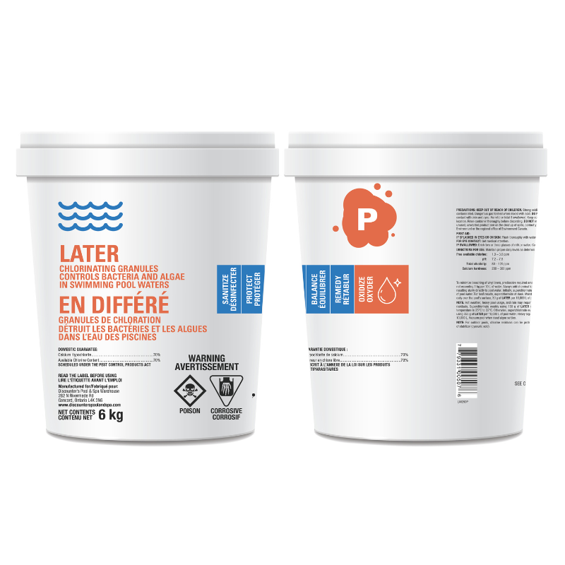 Wave Later Calcium Hypochlorite for Swimming Pools (6 Kg) | PureFilters