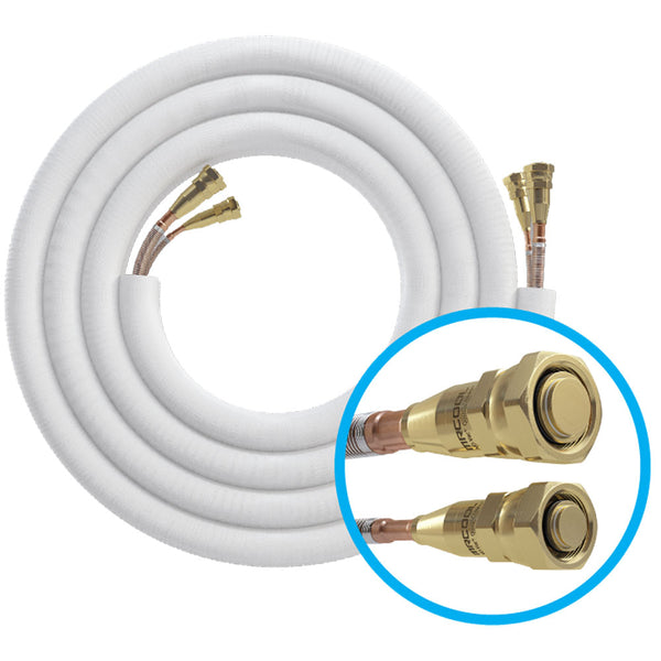 MRCOOL No-Vac 50ft 3/8 3/4 Precharged Lineset for Universal Series - PureFilters.ca