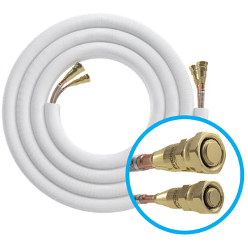 MRCOOL No-Vac R454B 50ft 3/8 3/4 Precharged Lineset (NV50-3834-O)