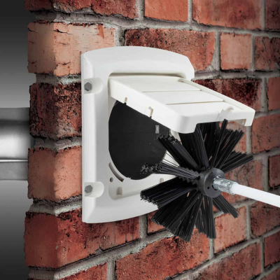 Drill powered duct brush on sale