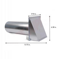 Dundas Jafine 4" Aluminum Exhaust Hood