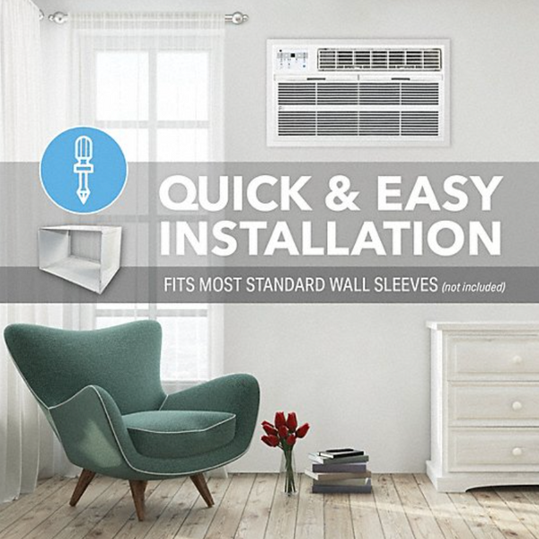 Perfect Aire 12,000 BTU Thru-the-Wall Air Conditioner - easy installation