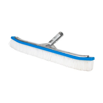 Pentair R111316 902 Curved Brush; 18", Metal Back, White Polypropylene Bristle