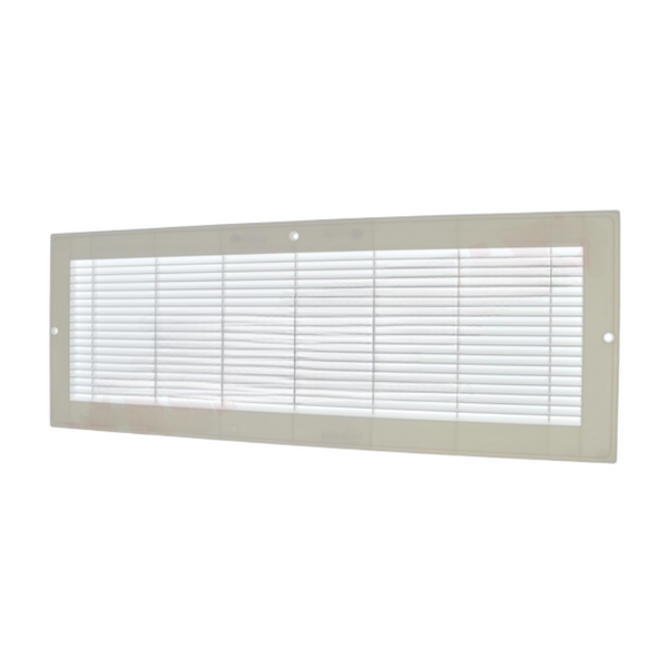 Primex RG206-01 Return Air Grill Flush Mount, 20" x 6", White Polymer Resin - PureFilters.ca