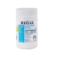 Regal Chemicals 47249740 1 kg Elite Chlor Pucks, 200g Pucks 12 per Case - PureFilters.ca