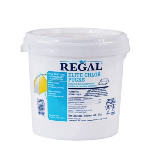 Regal Chemicals 47249750 2kg Elite Chlor Pucks - PureFilters.ca