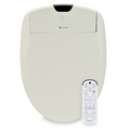 Brondell Swash 1400 Luxury Bidet Toilet Seat with Remote Control Elongated, Biscuit